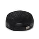 thumbnail image 4 of Gorra plana con estampado texturizado negro, estilo Gatsby vintage, 4 of 4