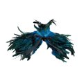 thumbnail image 4 of Pañuelo de plumas góticas para el hombro, accesorio fotográfico para cosplay, cómodo y con lazos. Lago Azul, 4 of 9