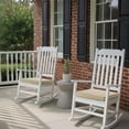 thumbnail image 7 of Ottowood Outdoor Chair Cushions Set of 4, Nature, 19" x 19" - Waterproof Fade Resistant Linen Patio Furniture Seat Pads with Non-Slip Bottom & Removable Cover, 7 of 7