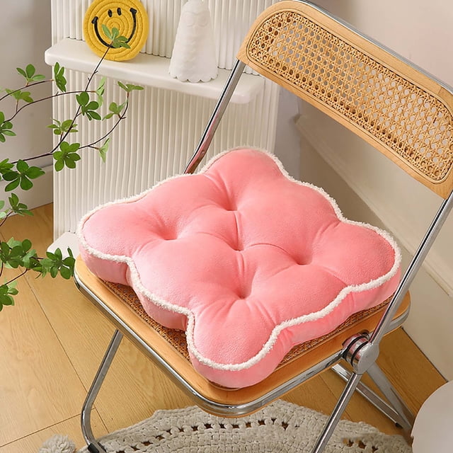 Cojín Grueso con Estampado Floral para Asiento - Cojín para el Hogar Almohadón para Sofá, Rosa MNFD