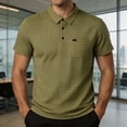 thumbnail image 2 of Oalirro Men's Short Sleeve Polo Shirt | Casual Slim Fit Tee with Collar & Chest Pocket for Daily, 2 of 9