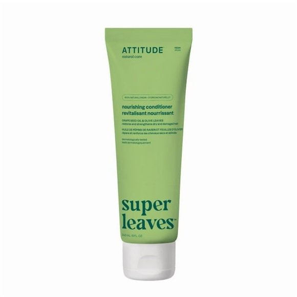 ATTITUDE super leaves, Nourishing Conditioner, Grape Seed Oil & Olive Leaves, 240 mL
