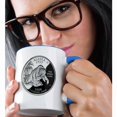 thumbnail image 2 of 3drose, Alaska Collectible Quarter, 11oz Two-tone Blue Mug, 2 of 6