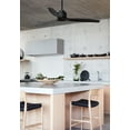 thumbnail image 2 of Lucci Air Akmani 60" Modern Black Ceiling Fan with Remote Control, Energy Efficient DC Ceiling Fan, Quiet High Airflow Solid Wood Blades, 2 of 5