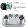 thumbnail image 4 of Compressor Adapter, Perfect Replacement High Strength Billet Aluminum Straight Adapter  For SD7B10 7176, 4 of 8