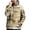 E7-Khaki, variant on Homeyce Military Jacket for Men with Hood Windproof & Waterproof Windproof Jacket Big and Tall Lightweight Long Sleeve Raincoat with Pocket Zip Up Camo Softshell for Hiking,Green 3XL
