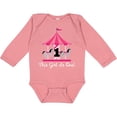 thumbnail image 3 of Inktastic 1st Birthday Party Carousel Horse Girls Long Sleeve Baby Bodysuit, 3 of 5