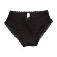 thumbnail image 1 of Gibobby Calzoncillos para mujer alicrados Bragas sin costuras con tanga de encaje de cintura para mujer(Negro,Talla única), 1 of 3