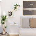 thumbnail image 2 of Set de 3 Estantes Flotantes Moru Spot Color Blanco, Repisas de pared, Estantes decorativos, Repisas Modernas para Sala, Recámara y Baño  | 4x40x18cm|, 2 of 7