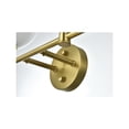 thumbnail image 5 of Living District Collier 4 Light Satin Gold And Frosted White Glass Wall Sconce, 5 of 8