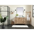 thumbnail image 4 of Pemberly Row Modern 48" Wood Single Bathroom Vanity in Natural Oak, 4 of 16