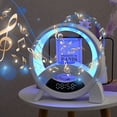 thumbnail image 3 of Altavoz Bluetooth Cateissary con pantalla Reloj Alarma Luz nocturna, 3 of 6