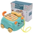 thumbnail image 2 of Phone Car Educational Toy, Durable 16 Functions Baby Mobile Car Phone Cute Practical  For Children For Toy For Simulation Cat Phone For Kids, 2 of 8