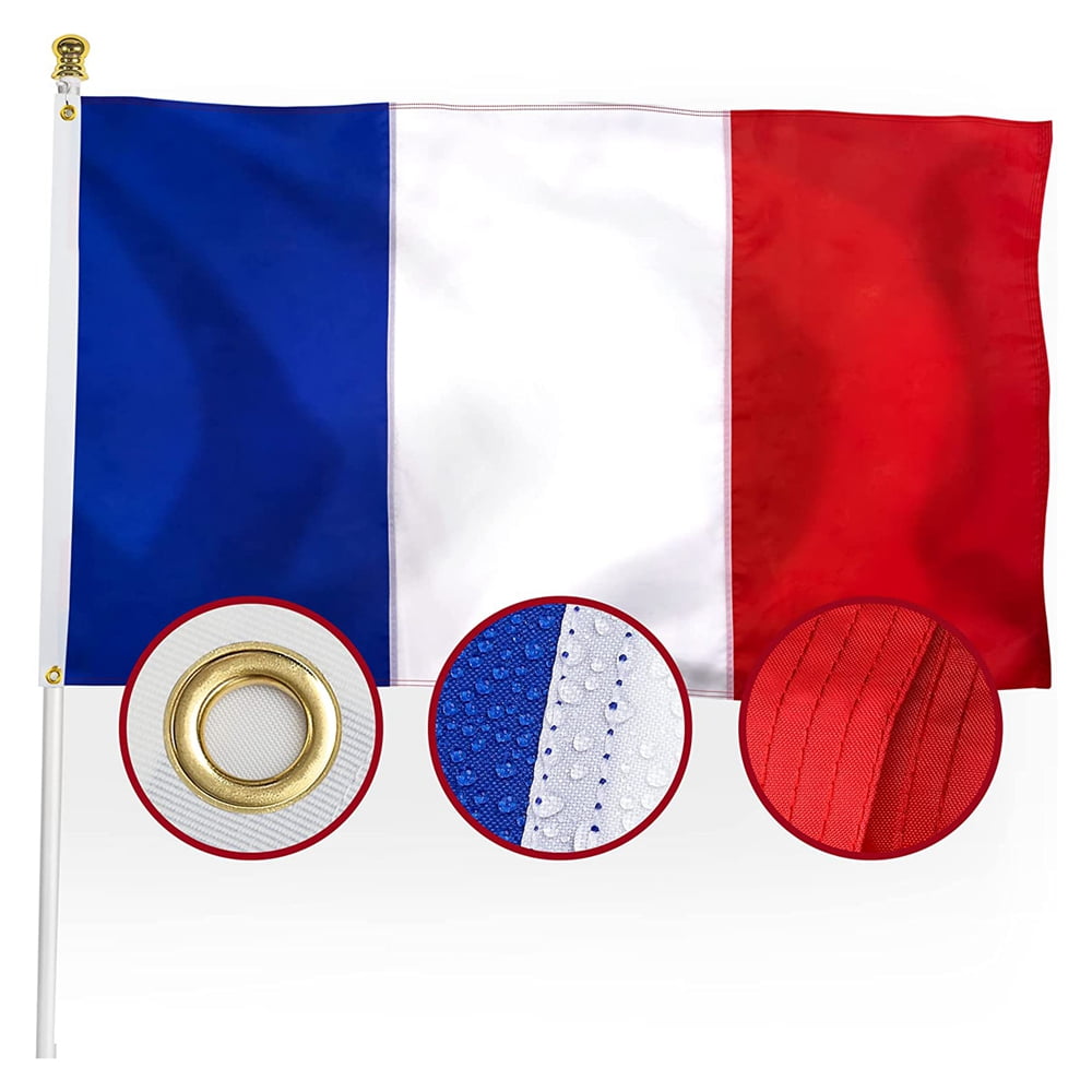France Unofficial Flag Of Guadeloupe Local 3ft X 5ft 90*150CM Graphic  Custom Printed Hanging Banner Polyester Shaft Cover Grommets From Ssp686,  $6.33
