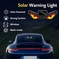 thumbnail image 3 of Solar Powered Devils Eyes LED Car Light, Devil Eyes Lights Dynamic Windshield Ambient Lamp with Vibration & Light Sensor, USB-C Rechargeable, 5 Modes, Suction Mount, 3 of 6
