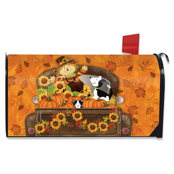 Briarwood Lane Fall Harvest Pickup Mailbox Cover