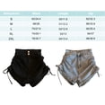 thumbnail image 3 of Ropa de calle Retro, pantalones cortos de verano, disfraz de niña, pantalones de ocio de cintura alta, atuendo de mujer, Vintage, resistente al Prendas para la parte inferior del cuerpo Azul METRO Sonducket AP019256-07, 3 of 6