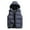 Gray, variant on Kureaily Men's Autumn And Winter Vest Coat Coat Hat Removable Solid Colour Thickened Loose Vest