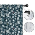 thumbnail image 4 of Blackout Kids Curtains,Dark Blue Christmas Snowflake Pattern Childrens Insulated Curtains Set Of 2,Bedroom Essentials,Toddler Room Decor 52"x63", 4 of 5