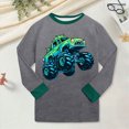 thumbnail image 6 of Paguaki Boys Pajama Kids Long Sleeve Cartoon Turck Pajamas Set Soft Clothes Sleepwear, 6 of 7