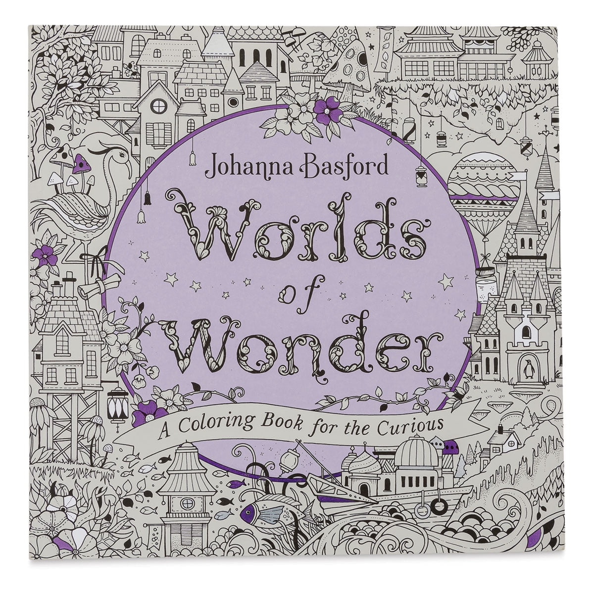 Worlds of Wonder: A Coloring Book for the Curious (Spiral Bound)