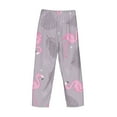 thumbnail image 5 of Daiia Men'S Pink Flamingo Pants,Bottoms Sleep Lounge,Pajama Pants,Pj Bottoms Drawstring And Pockets-Small, 5 of 9