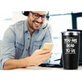 thumbnail image 5 of You Are Dead To Us 20 OZ Tumbler.Coworker Leaving Going Away Farewell Gifts.New Job Goodbye Good Luck Thank You Birthday Christmas Gifts For Coworkers Men Women Boss Friends(Black), 5 of 6