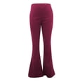 thumbnail image 4 of Women's Corduroy Bottom Pants with Elastic Waist, Flared Trousers for Fall & Autumn, 4 of 9