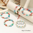 thumbnail image 7 of Sunyuer 6pcs Christmas Bracelets for Women Clay Beaded Cute Xmas Tree Snowman Santa Charm Bracelet Set Holiday Christmas Jewelry Gifts Stocking Stuffers, 7 of 7