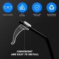 thumbnail image 4 of Miangastore 20 Pairs Comfortable Wear Eyeglasses Temple Tips for Daily Use, 4 of 5
