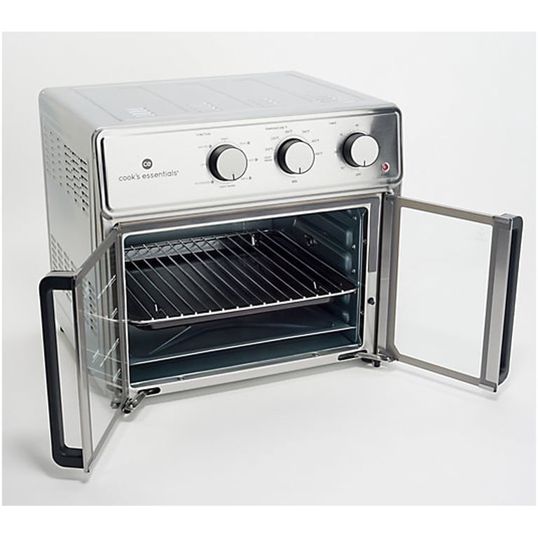 Restored Cook's Essentials 25L French Door Air Fryer Oven with