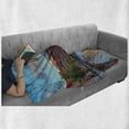 thumbnail image 6 of European Soft Flannel Fleece Blanket, Scenic Summer View at Sunset Copenhagen Denmark Old Scandinavian View City Europe, Cozy Plush for Indoor and Outdoor Use, 60" x 80", Multicolor, by Ambesonne, 6 of 6