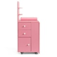 thumbnail image 3 of Ktaxon Foldable Nail Desk w/Dust Collector, Manicure Table for Nail Tech, Pink, 3 of 11