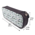 thumbnail image 3 of Lsque Modern Industry Printed Big Capacity PU Leather Pencil Case Large Pencil Pouch Stationery Pen Bag Pencil Holder for Teen, 3 of 6