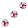 thumbnail image 4 of Guardoinrt Ballon de Soccer pour École Secondaire, Ballon de Soccer Élastique et Anti-Explosion avec Couture Fine, Ballons de Soccer en PVC Anti-corrosion 2 Rouges 3Ensemble, 4 of 6