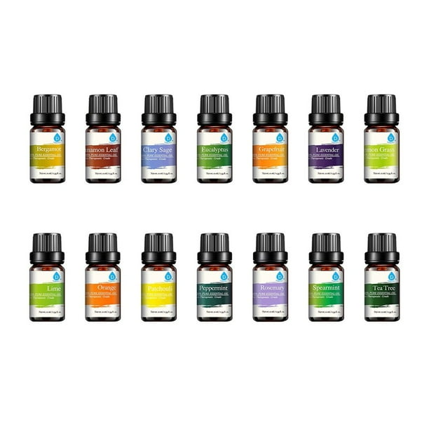 Pursonic 100 Pure Essential Oil Set 14 Pack Walmart Com Walmart Com