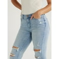 thumbnail image 6 of Sofia Jeans Women's Beatrix Mid Rise Distressed Boyfriend Jeans, 27" Inseam, Sizes 00-22, 6 of 6