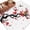 Deep Red, variant on 2'x6' Rug Runners for Hallways Kitchen, Red Spring Floral Non Slip Entryway Beside Floor Carpet Runner, Birds Branches Watercolor Flowers Rustic Laundry Room Bedroom Throw Rugs Mat for Family Pet