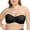Black, variant on Women's Strapless Bra Underwire Contour Multiway Full Coverage Plus Size 38D