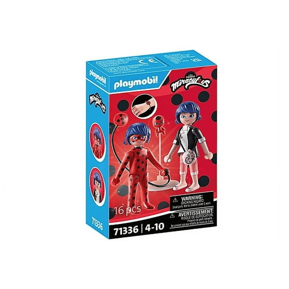 Playmobil Miraculous Marinette and Ladybug Set Seven Collectible Shields
