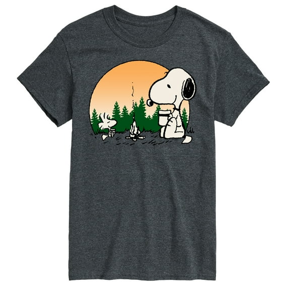Peanuts - Campfire Mugs - Men's Short Sleeve Graphic T-Shirt