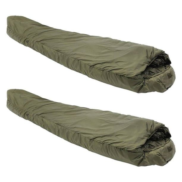 Snugpak Softie Elite 5 Sac de Couchage Synthétique pour Camping en Plein Air, Olive (2 Paquets)