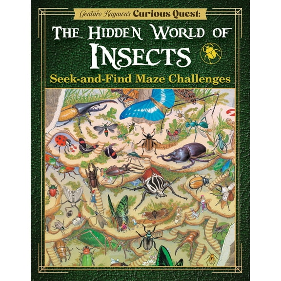 Insect Seek-And-Find Maze Challenge: 12 Absolutely Amazing Learn & Play Puzzle Quests?, (Hardcover)