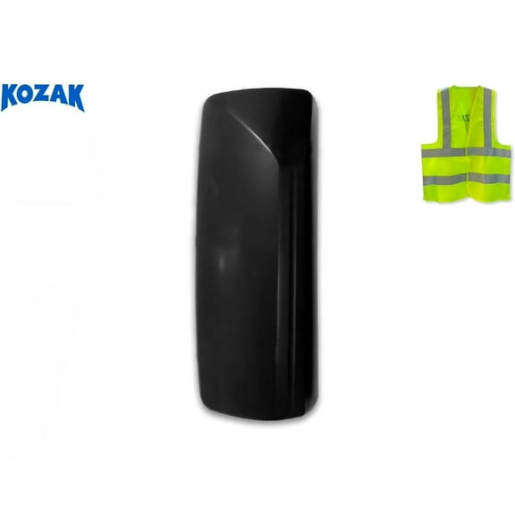 Door Mirror Cover Matte Black Right Passenger Side Compatible with Volvo VNL 2004-2024