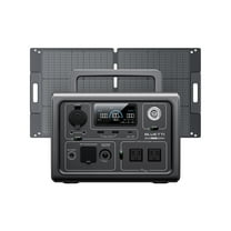 BLUETTI EB3A Solar Generator, 268Wh Portable Power Station with 100W Solar Panel (Ships Separately), 2x600W AC Outlets (1200W Surge), LFP Battery for Camping, Trips, and Power Outages