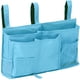 thumbnail image 4 of Bolsa de almacenamiento para mesita de noche, bolsillo para mesita de noche, portabotellas con 3 correas de gancho, Azul, 4 of 9