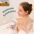 thumbnail image 4 of Esponja de ducha MyHomeBody, exfoliante de doble textura, 2 unidades, 4 of 6