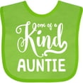 thumbnail image 3 of Inktastic Gift for Aunts | One of a Kind Auntie (white) Girls Baby Bib, 3 of 4