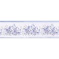 thumbnail image 5 of Dundee Deco's Peel and Stick Wallpaper Border - Floral Blue Purple Flowers Wall Border Retro Design, 15 ft x 7 in, Self Adhesive, 5 of 6