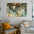 thumbnail image 6 of Russian Abstract Painters Wassily Kandinsky Composition V Poster Print Photo Art Painting Canvas Poster Home Decorative Bedroom Modern Decor Posters Gifts 24x36inch(60x90cm), 6 of 6
